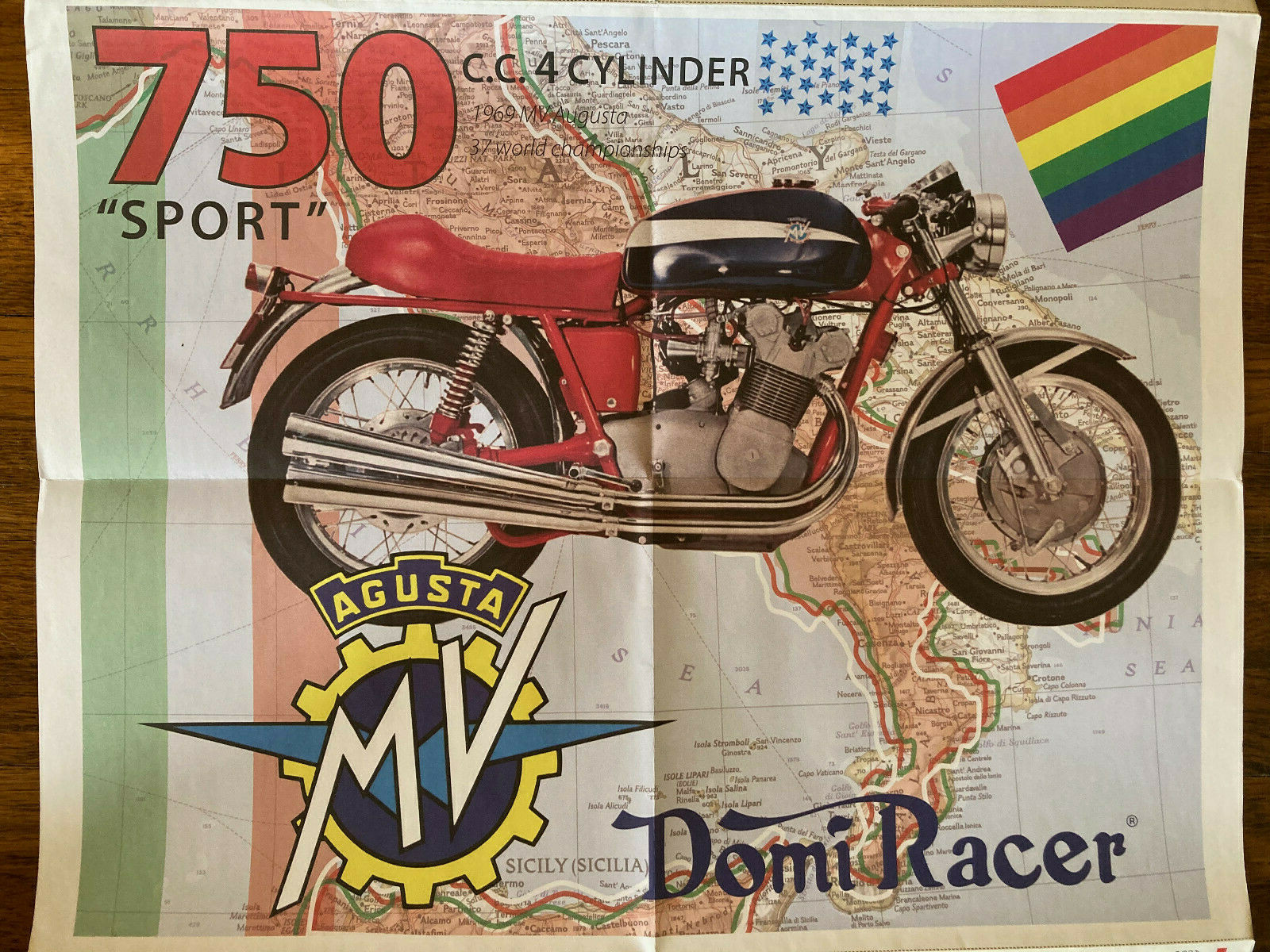 Domi Racer Poster MV Agusta 750 Sport
