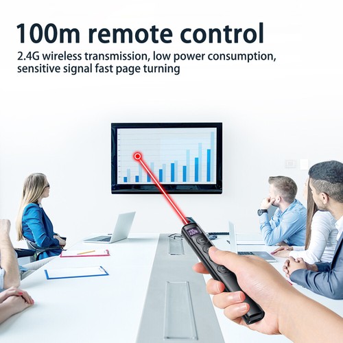 Drahtloser USB PPT Presenter Powerpoint Clicker Präsentation Fernbedienung Stift USA - Bild 6 von 20