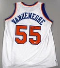 Kiki Vandeweghe Signed Custom New York Knicks White Basketball Jersey XL PSA COA