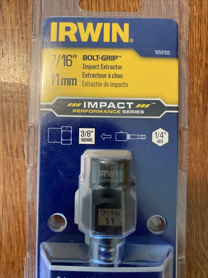 Empuñadura de perno extractor de impacto Irwin 1859105, 7/16" Foto 2 de 4