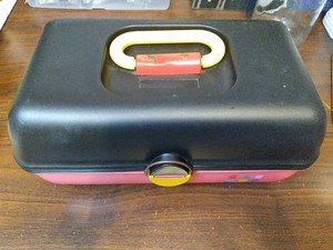 caboodles black makeup case