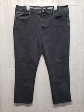 Arizona Jeans Mens 40x28 Relaxed Straight Black Advance Flex 360 Stretch Denim