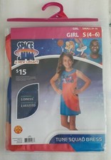 Space Jam A New Legacy Tune Squad Jersey Dress Costume Small 4-6 Girls New
