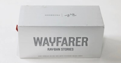 Ray-Ban Stories Wayfarer Smart Glasses - Matte Black Frame/Dark Gray Lens