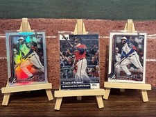 Travis d'Arnaud | 2025 Topps Series 1 | Rainbow Foilboard, Base & 2024 GH Insert
