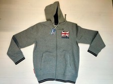 170/86 ADMIRAL Sweatshirt Rei&szlig;verschluss Abzugshaube Covert Erwachsene Pl&uuml;sch