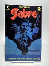 Sabre First Issue Comic Book Eclipse #1 Don McGregor Paul Gulacy 1982 VF