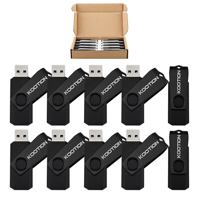 50PCS Anti-skid 4GB USB 2.0 Flash Drive Rotating Swivel Memory Stick Thumb Drive