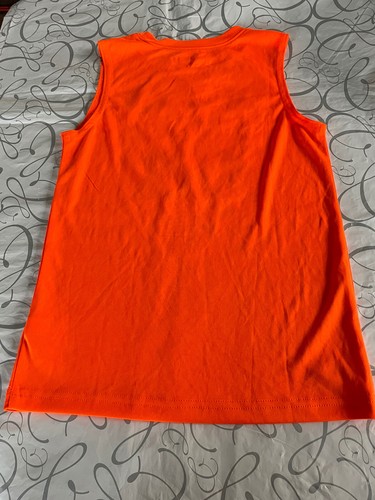 JUMPING BEANS Boys Size Medium 5/6 Orange Graphic Tank Top NWOT - Picture 5 of 7