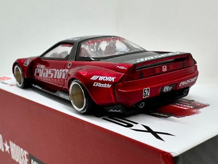 Kaido House Mini GT #94 Honda NSX Evasive V1 Red Original Lamley
