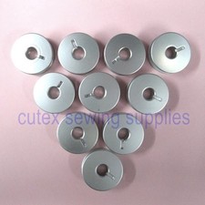 10 Aluminum Bobbins For Pfaff Domestic Sewing...