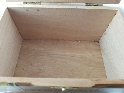 Vintage Wood Cigar Box Flor Fina 8-5-8 Cigars Dominican Republic 6 3/4" x 4 3/8" - Picture 11 of 12