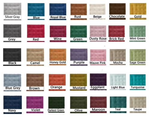  15 Zoll Quadratisch getuftete Plüsch Stuhlauflage/Kissen Küche Barhocker Esszimmer Raffhalter - Bild 2 von 181