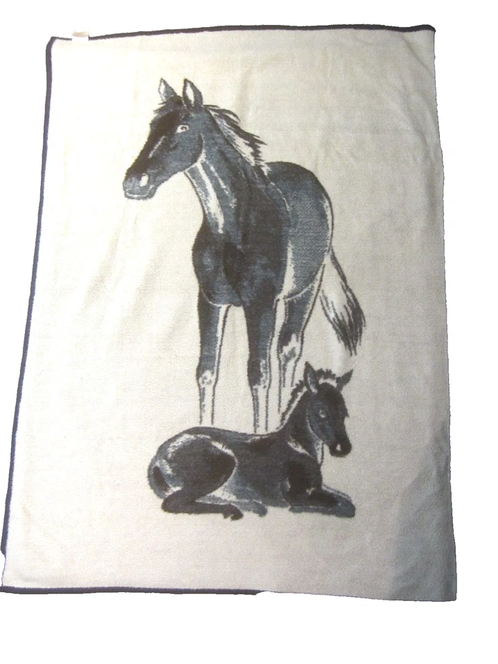 Vintage Borbo Dolan Reversible Horse Blanket 77" x 57" Made in W Germany - Image 2 of 4
