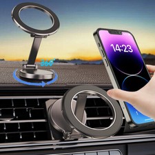 Magnetic Car Phone Holder Mount Dashboard Desktop Stand For MagSafe For iPhone