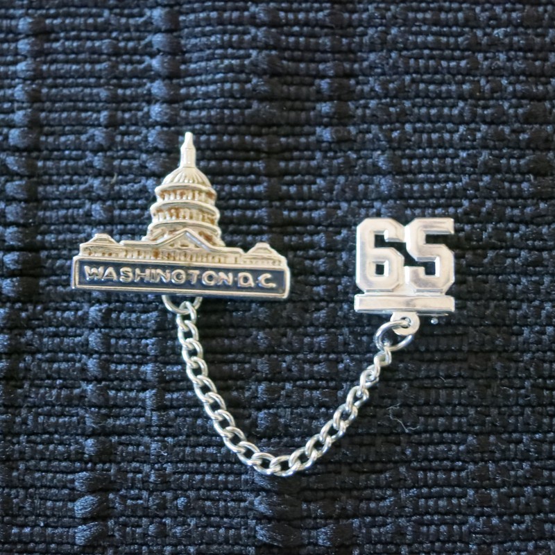 Vintage 1965 Washington DC Pin