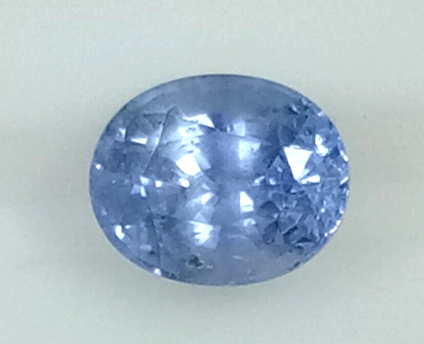 NATURAL SRILANKA BLUE SAPPHIRE 3.02 Cts BEAUTIFUL COLOR LUSTER OVAL LOOSE STONE - Image 2 of 4