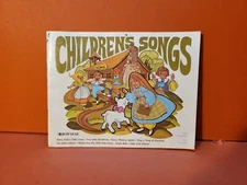Rare Vintage 1971 Bowmar Childrens Songs Story Book by Lucille Wood