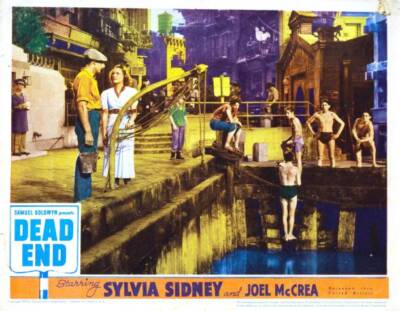 Dead End, lobby card , on left Joel McCrea, Wendy Barrie, 1937 OLD MOVIE PHOTO