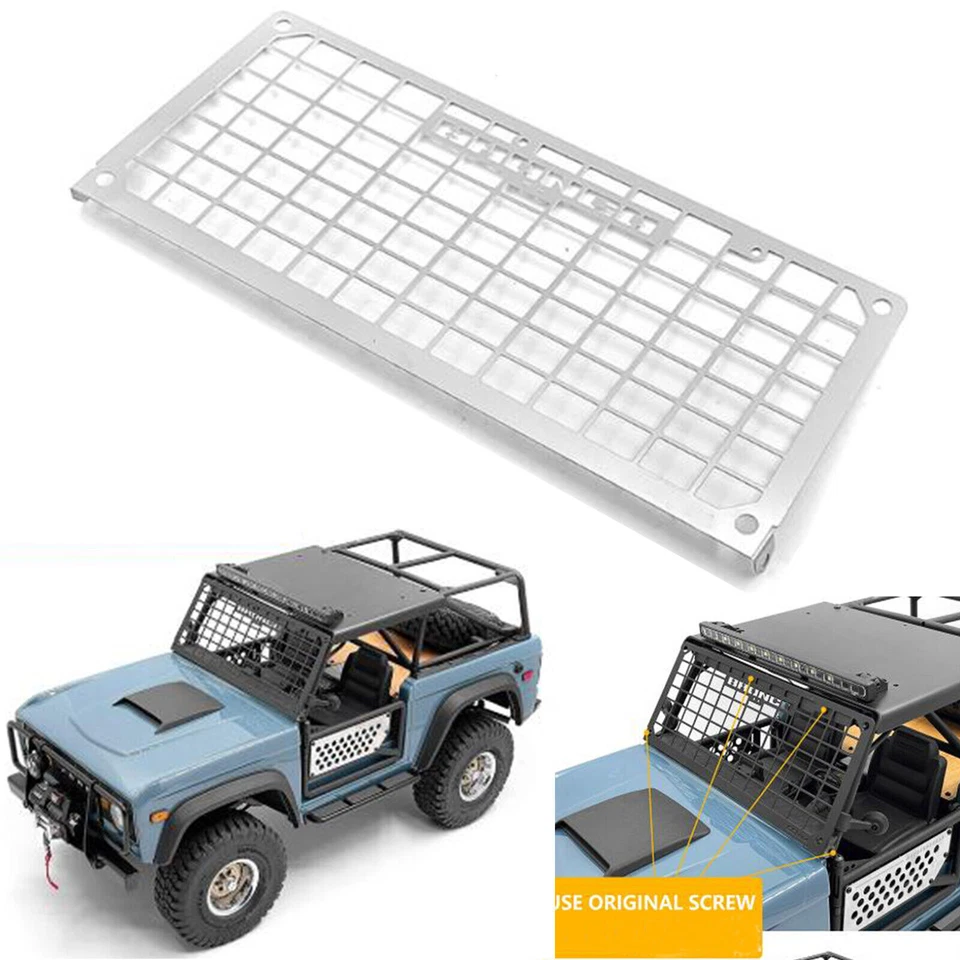 Axle Plate Bar TUBE Bumper Cab Seat Roll Cage Light for SCX10 III BRONCO RC Car - Image 2 of 4