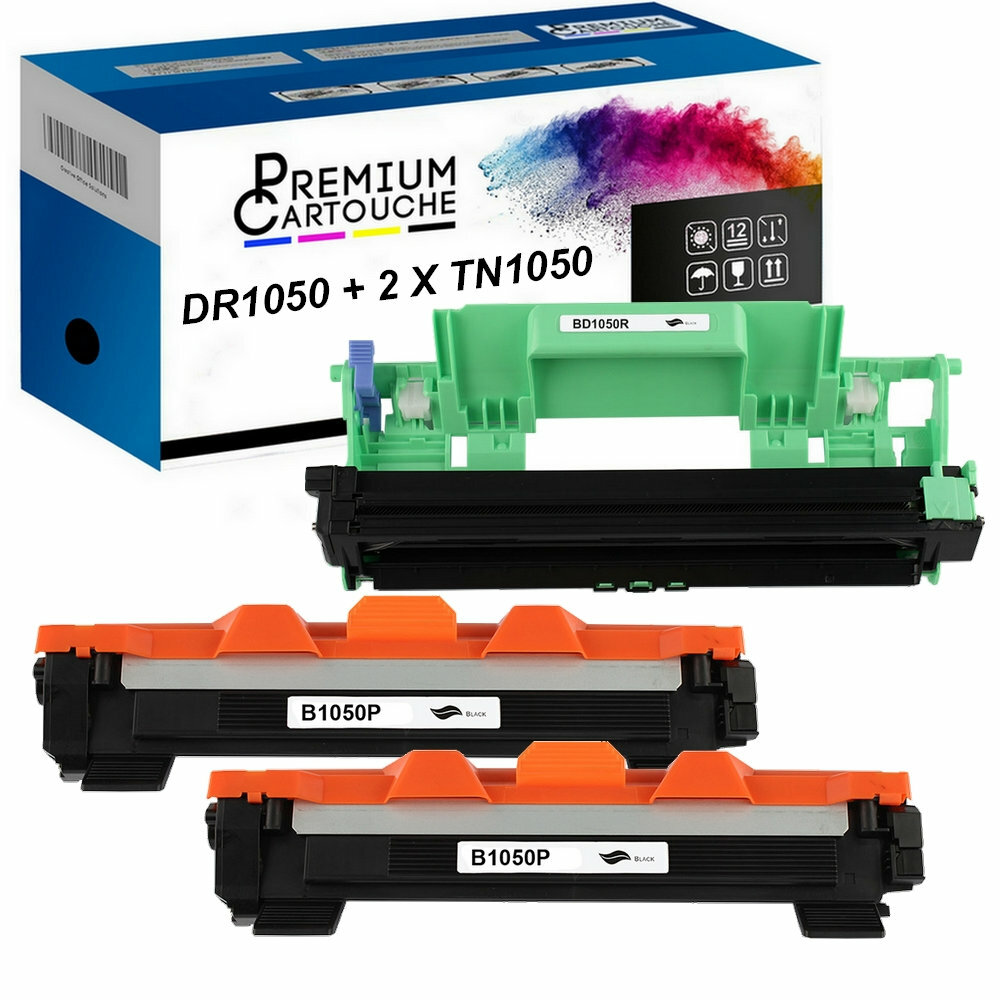 Toner et tambour TN1050 pour imprimer les rapports de rechange compatible Xerox noir