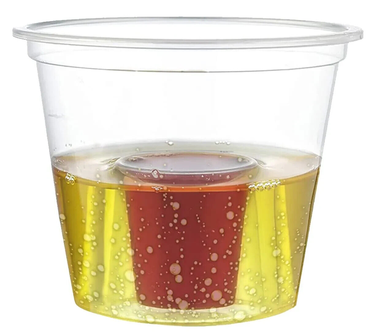 Jager Bomb Glasses 200 x Strong Disposable Shot Plastic Bomber Glass