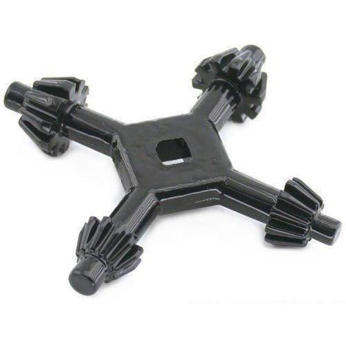 Large 4WAY Drill Press Chuck Key 3/8" 1/2" 3/4" 1" Universal