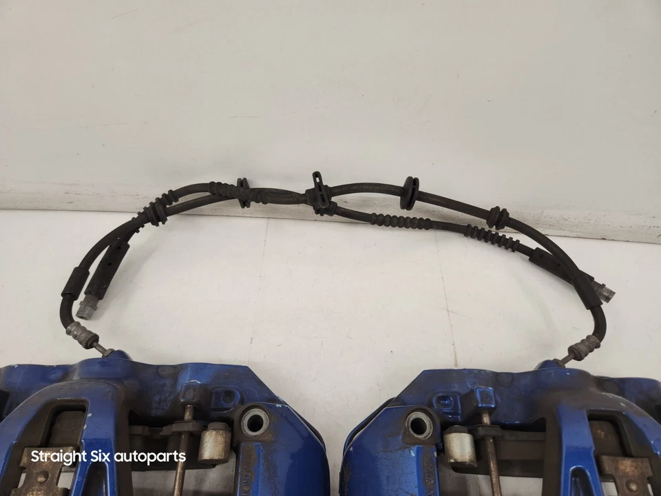 ✅ JUEGO BREMBO PINZAS FRENO DELANTERAS IZQUIERDA DERECHA BMW F10 M5 F13 F06 M6 12-16 OEM 51k Foto 4 de 4