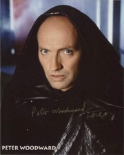 PETER WOODWARD - Babylon 5 GENUINE SIGNED AUTOGRAPH