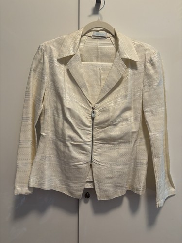 Emilio Pucci, Set giacca e pantaloni blazer vintage Emilio Pucci taglia 14 Made in Italy donna