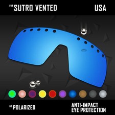 Anti Scratch Polarized Replacement Lens for-Oakley Sutro Vented Options