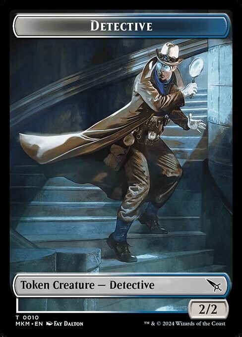 MTG Murders at Karlov Manor Detective Token 0010 NM