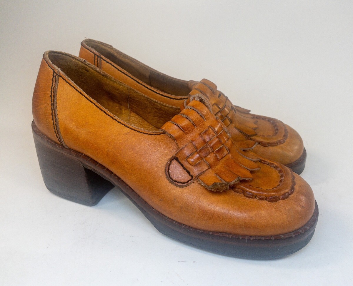 デザイン◎ 90s~ Vintage Woven Leather Loafers デザイン◎ 90s~ Vintage Woven Leather Loafers