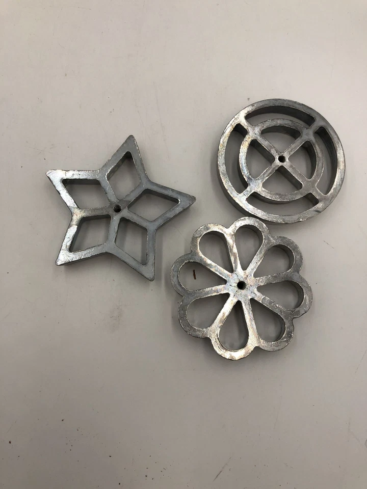 IBILI Set MOLDES ROSETON, Acciaio Inox/Legno, Argento/Marrone, 27x7 cm, Set d... - Immagine 3 di 4