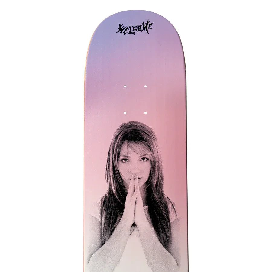 Welcome Skateboards x Britney Believe Deck Pearl Limited Edition