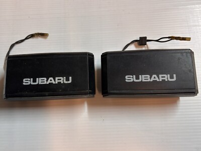SUBARU FOG LIGHTS WITH COVERS IPF OLD SCHOOL RARE OEM SAE-FY-83 IPF #832