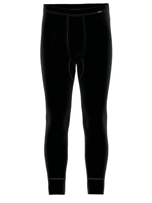 Ammann Unterhose lang mit Eingriff Day Classic / Feinripp 80880 Gr. 5-8 Schwarz