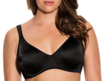 DORINA, 1032, Lindsay, Bügel-BH, T-Shirt Bra, glatt, Microfaser, 2-lagig schwarz