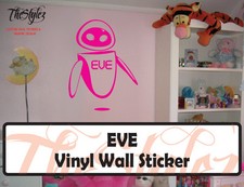 EVE WALL-E Pixar Cartoon logo Wall Vinyl Sticker