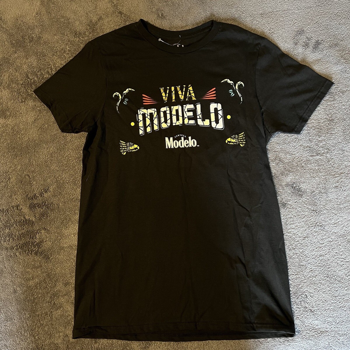 Viva Modelo Black T-Shirt Small S