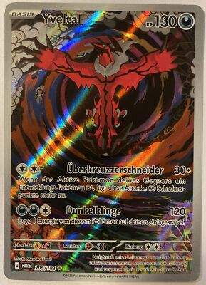 Pokemon Yveltal Art Rare | Deutsch 205/182 Paradox Rift | Near Mint
