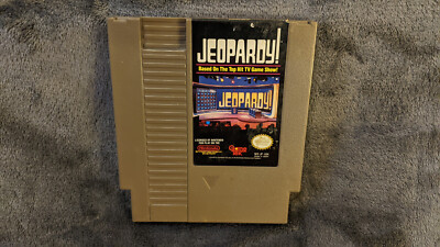 Jeopardy! Based on the Top Hit TV Game Show (Nintendo 1988) NES Loose cart only