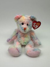 Ty Beanie Baby “Poolside” the Super Cute Multicoloured Bear (8.5 inch)