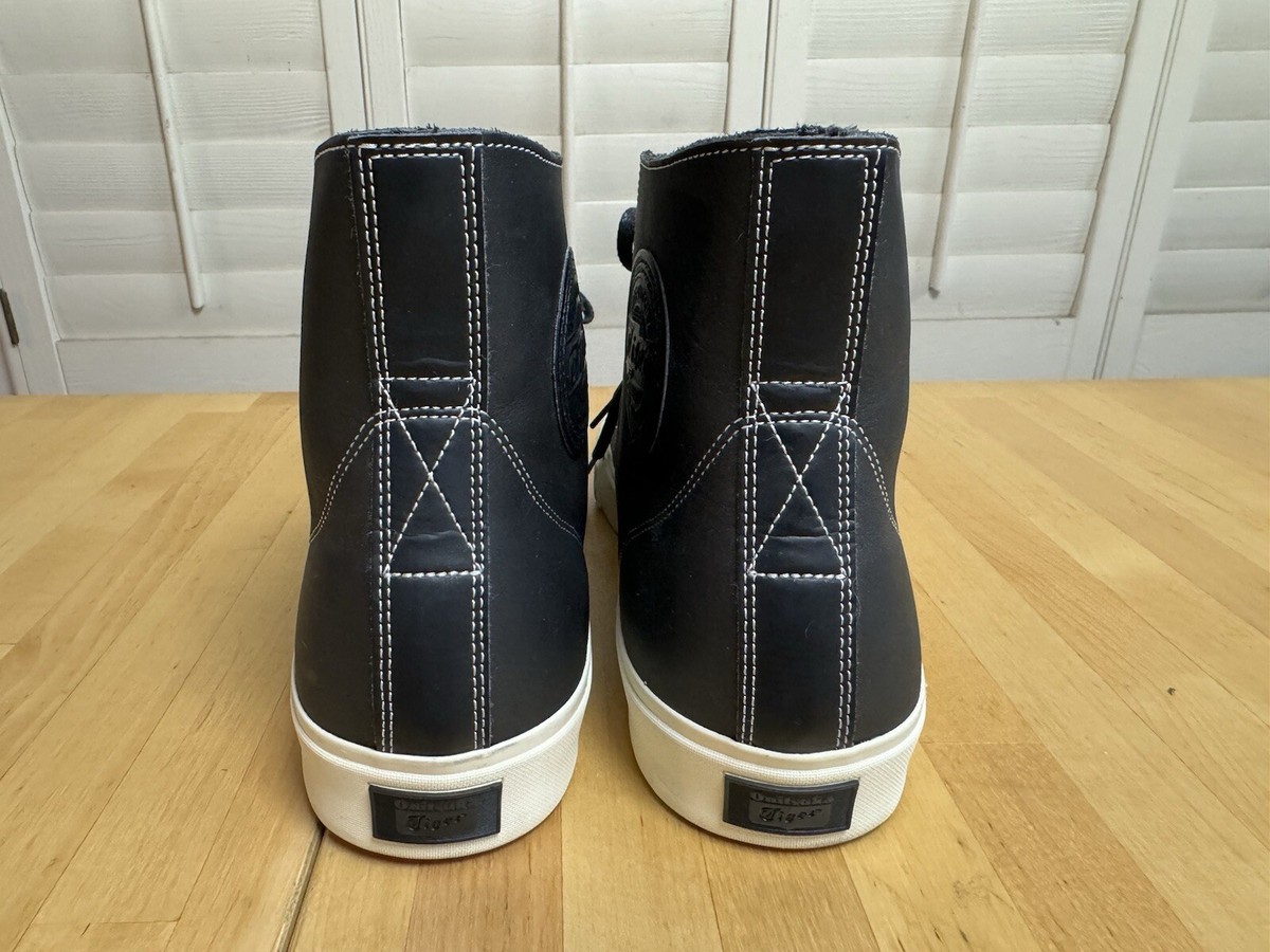 Onitsuka Tiger OK Basketball MT Black Leather Shoes 1183A338