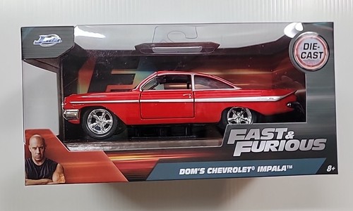 Fast and Furious Red DOM'S CHEVROLET IMPALA 1:32 Die-Cast Jada | eBay