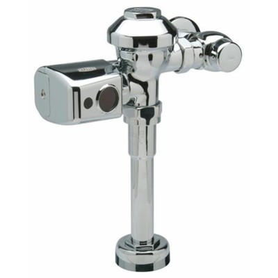 Zurn ZER6001PL-CP Sensor Operated Battery Powered Flush Valve For 1-1/4'' Urinals