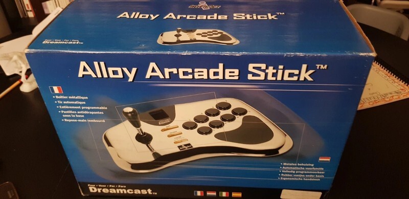Alloy Arcade Stick Dreamcast en boîte MIB