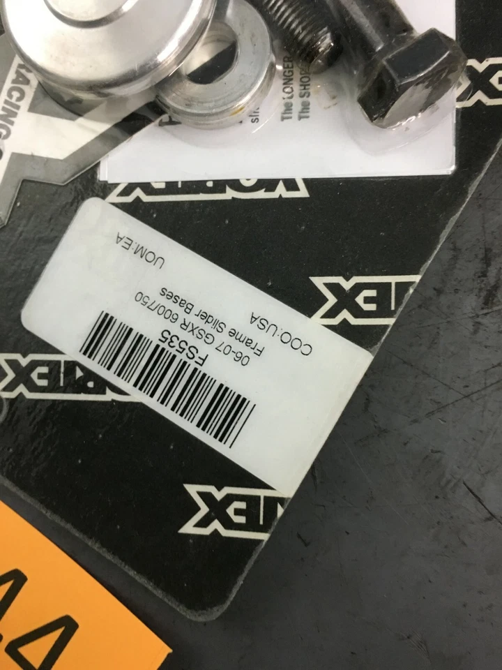 VORTEX 2006-2011 SUZUKI GSXR 600 FRAME SLIDER KIT FS535 GSXR 750 SLIDER NEW BASE - Image 2 of 2