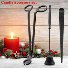 3Pcs Candle Accessory Set Wick Trimmer Candle Care Kit Candle Snuffer Christmas