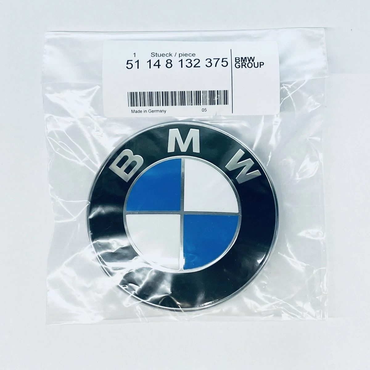 Original BMW Emblem Engine Hood 82mm 1er 3er E39 E46 8132375 | eBay